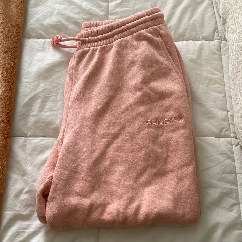 Pink Adidas Sweat joggers